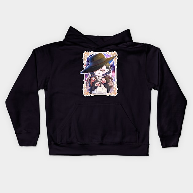 Lady Dimitrescu Kids Hoodie by Kamapon's Workshop